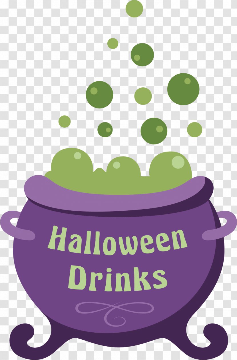 Halloween Clip Art - Purple - Vector Transparent PNG