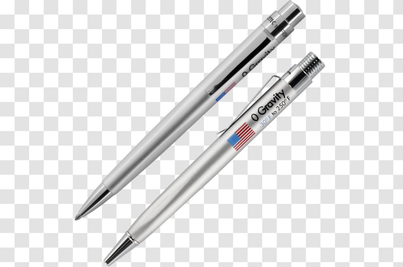 Ballpoint Pen Fisher Space Zero Gravity Pens Bullet - Zerodimensional Transparent PNG