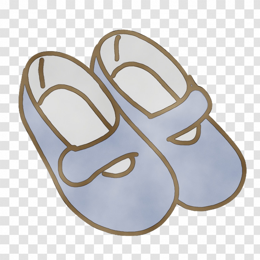 Slipper Flip-flops Shoe Walking Font Transparent PNG