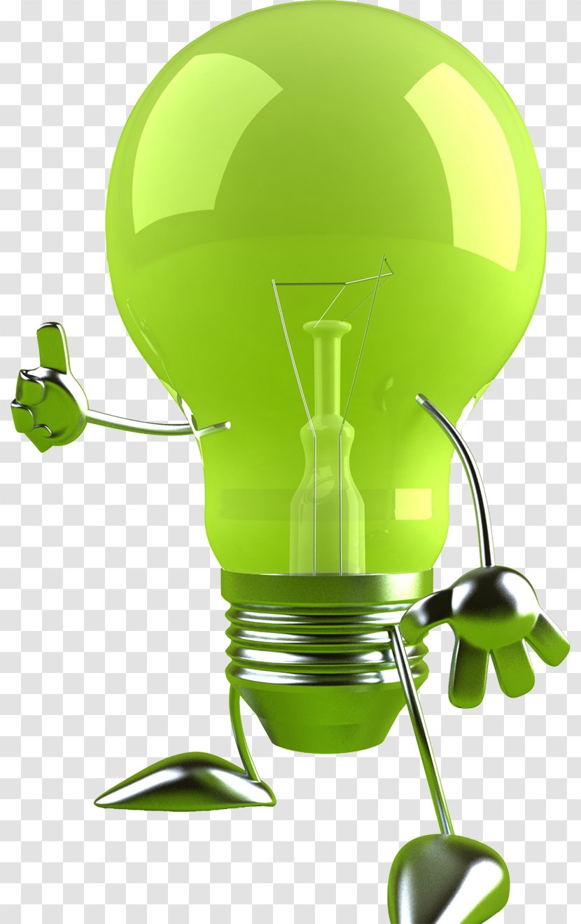 Incandescent Light Bulb Green Lamp - Stockxchng Transparent PNG