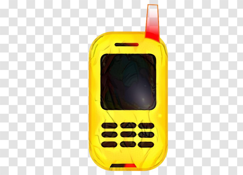Feature Phone Mobile Accessories Product Design Yellow - Technology - Iphone Transparent PNG