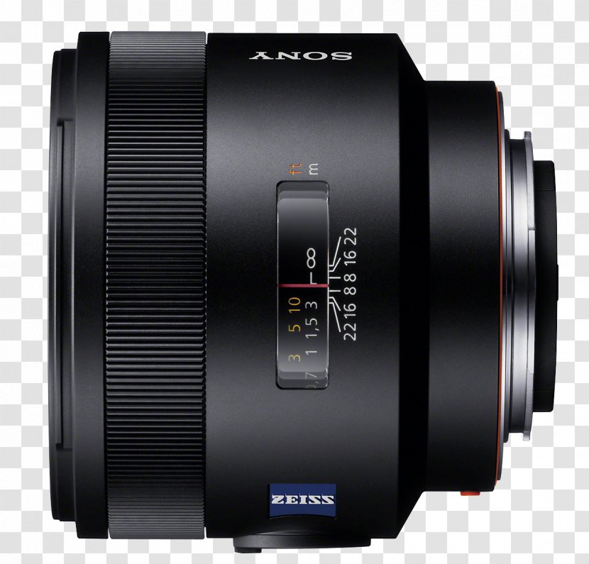 Sony AF 50mm F/1.4 α Carl Zeiss Planar T* 85mm ZA Camera Lens - Digital Transparent PNG