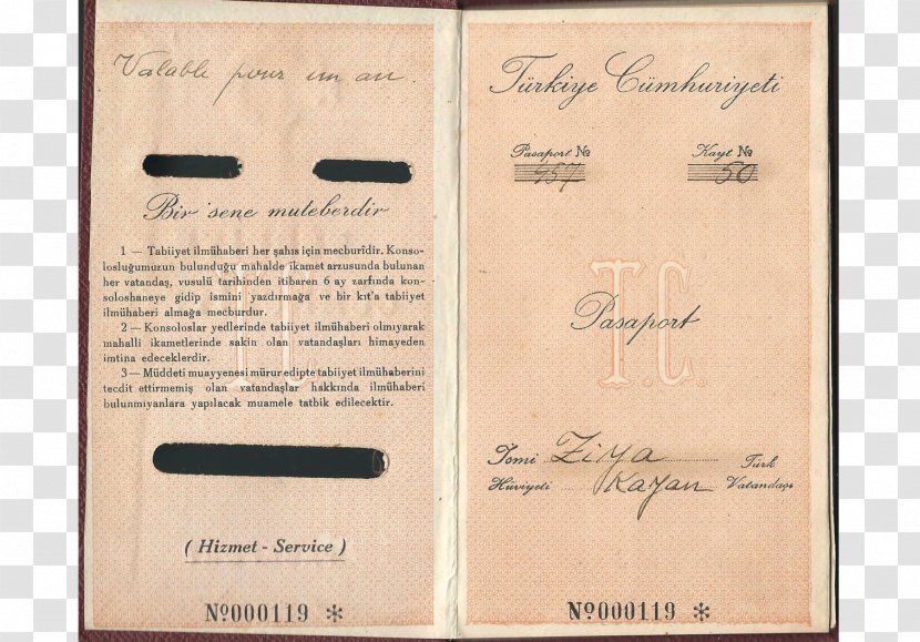 Paper Brand Font - Passport Transparent PNG