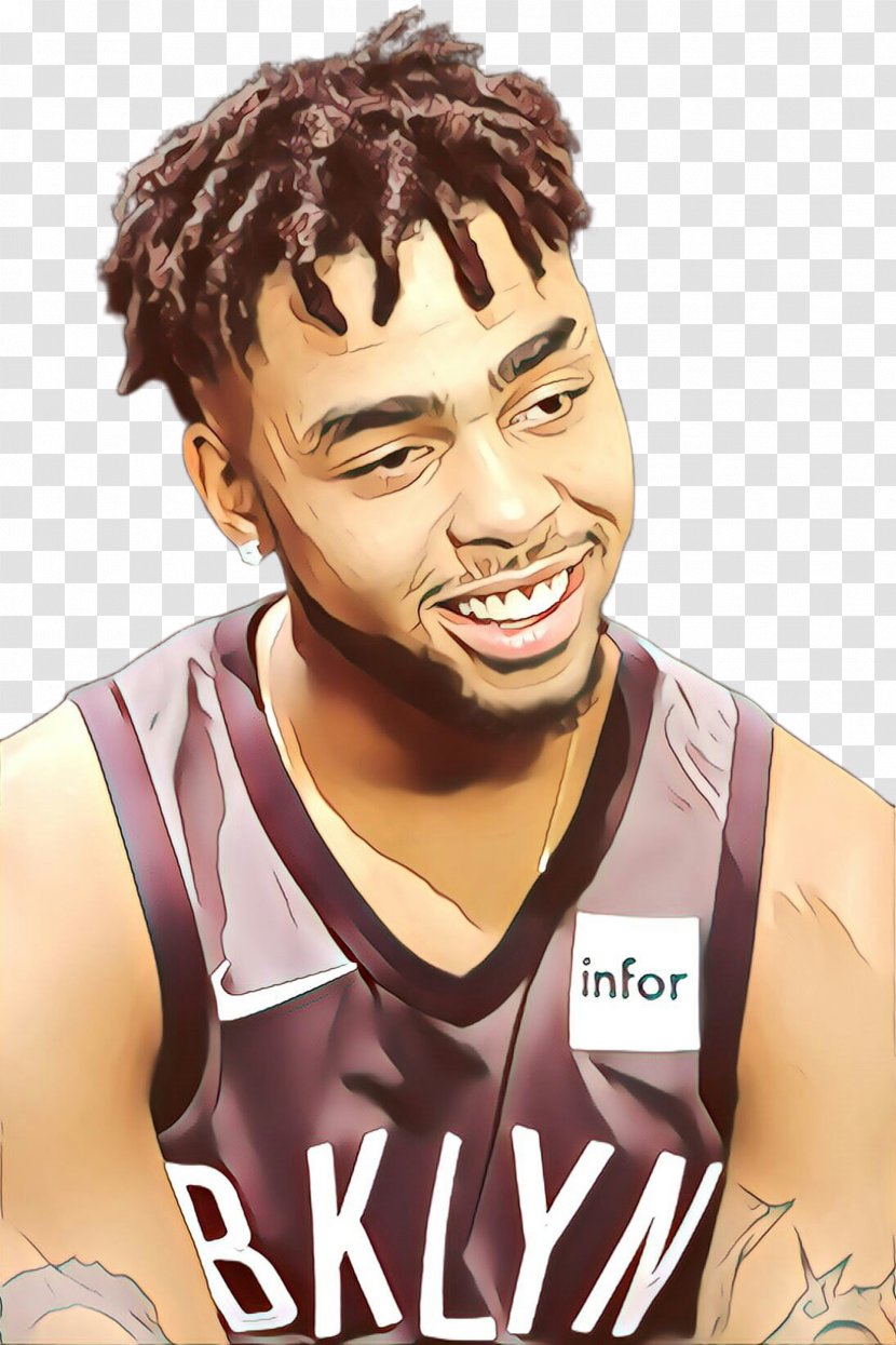 Hair Hairstyle Forehead Eyebrow Jheri Curl - Chin - Human Basketball Player Transparent PNG