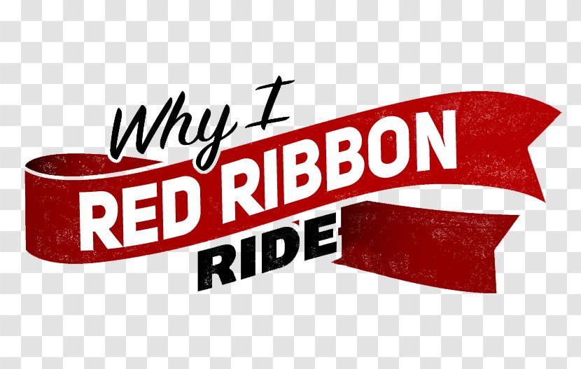 Logo Brand Red Ribbon Font - Hiv Transparent PNG