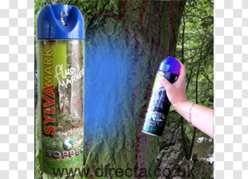 Aerosol Spray Tree Paint Color Forest - Flagging - Blue Transparent PNG