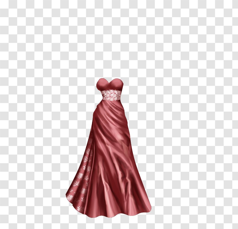 Gown Cocktail Dress Satin Shoulder - Neck Transparent PNG