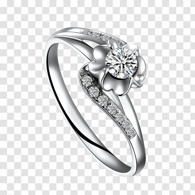 Ring Diamond Jewellery Silver - Pandora Transparent PNG
