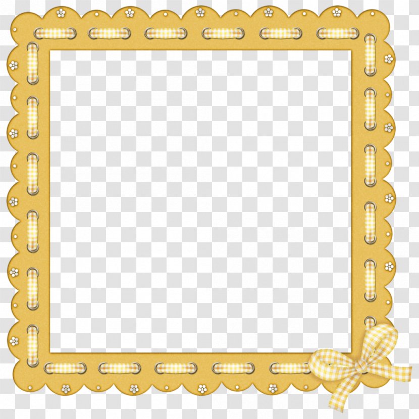 Paper Picture Frames Baroque Vinyl Group Pattern - Frame - Golden Transparent PNG