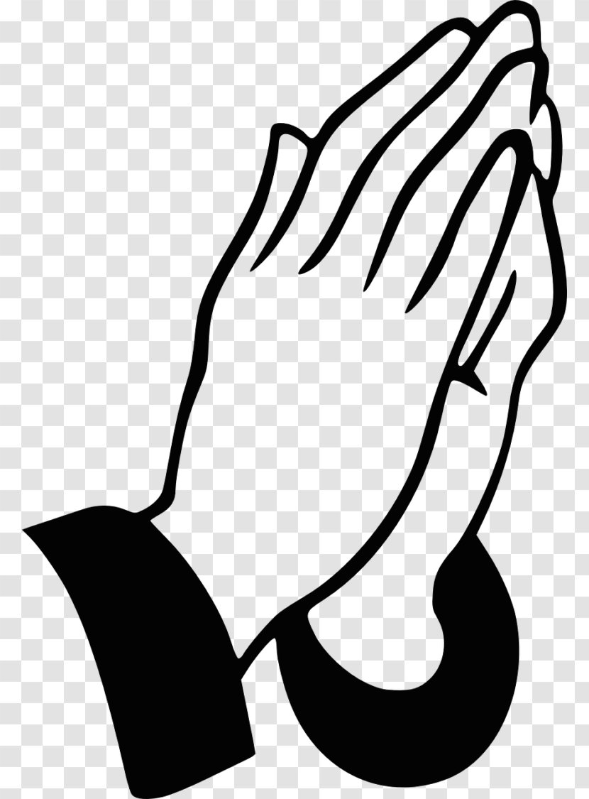 Praying Hands Prayer Clip Art - Silhouette - Sikhism Transparent PNG