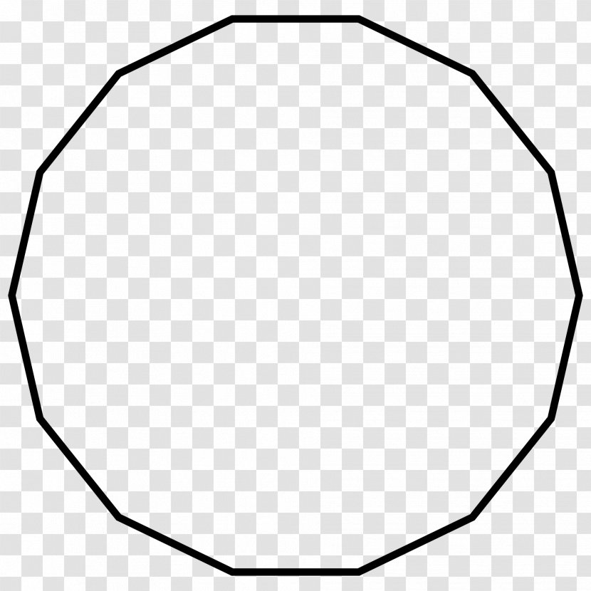 Hendecagon Polygon Shape Nonagon - Monochrome Photography Transparent PNG