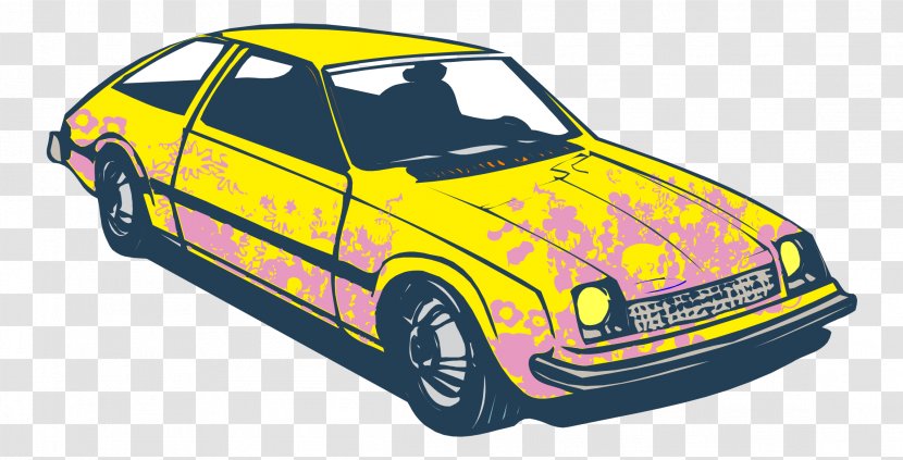 Car Illustration - Brand - Modern Fashion Cartoon Transparent PNG