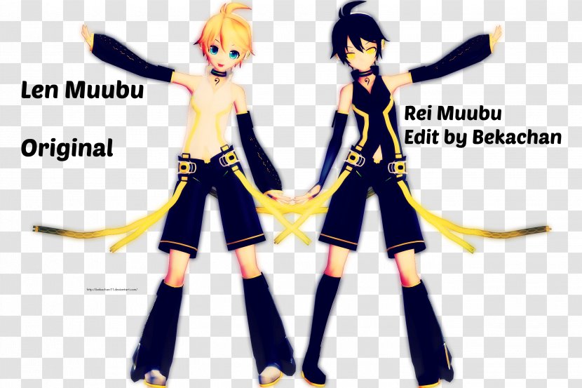 Kagamine Rin/Len MikuMikuDance Vocaloid Hatsune Miku Photography - Silhouette Transparent PNG