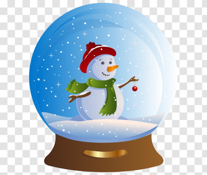 Santa Claus Snow Globes Christmas Day Clip Art Vector Graphics Transparent PNG