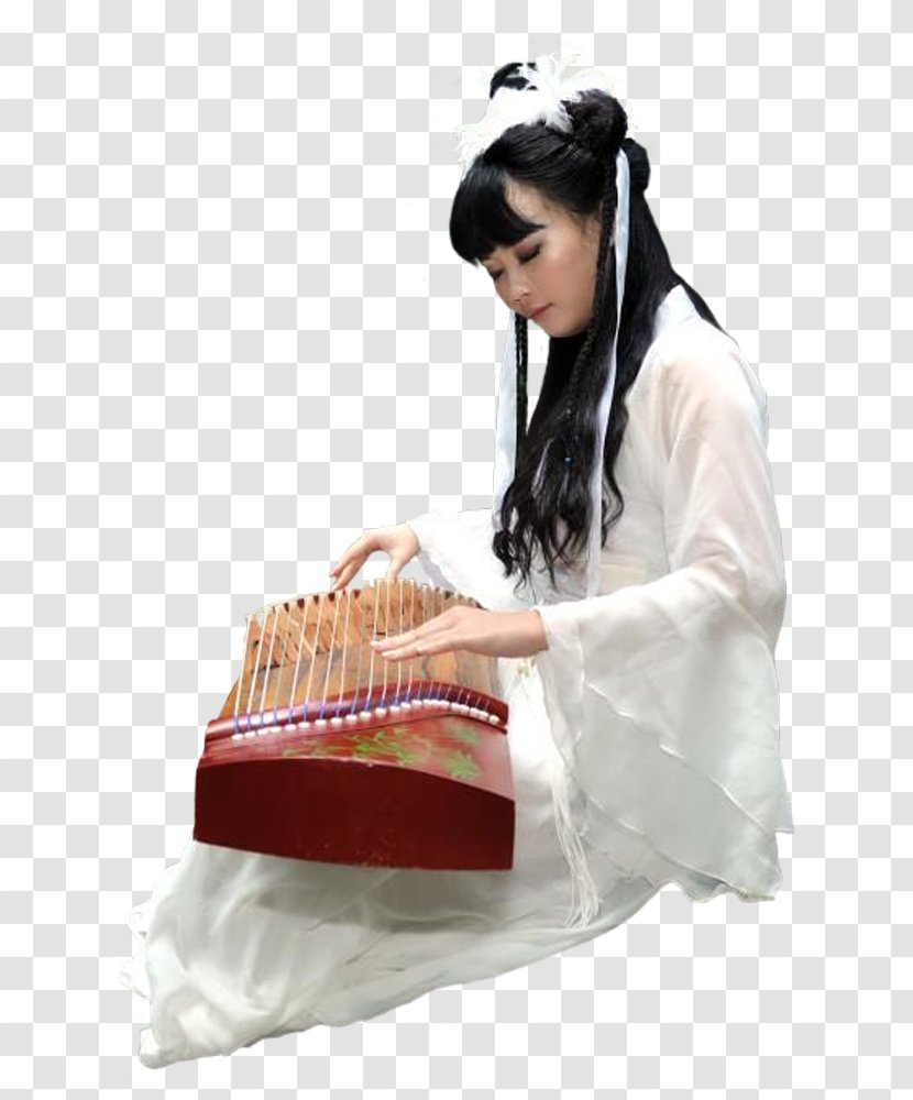 Guzheng Traditional Korean Musical Instruments Chinese - Costume Drama - Ps 3 Transparent PNG