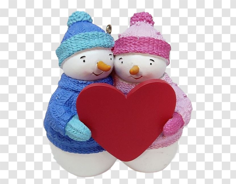 Stuffed Animals & Cuddly Toys Snowman - Heart Transparent PNG