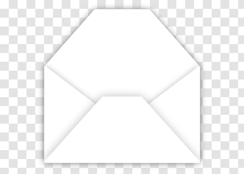 Paper White Angle Black - Envelopes Pictures Transparent PNG