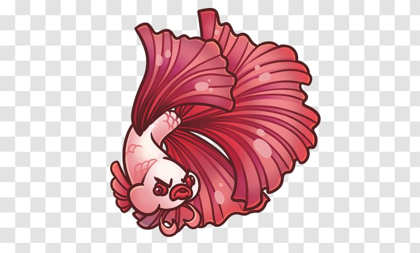 Siamese Fighting Fish Clip Art - Betta Channoides Transparent PNG