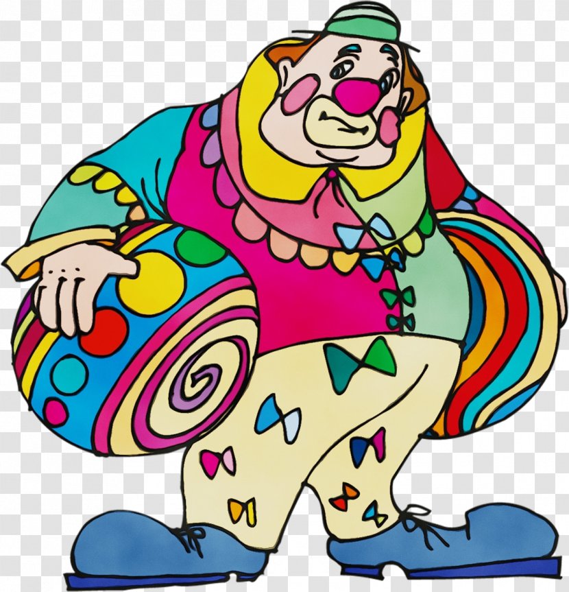 Watercolor Party - Blog - Artwork Evil Clown Transparent PNG