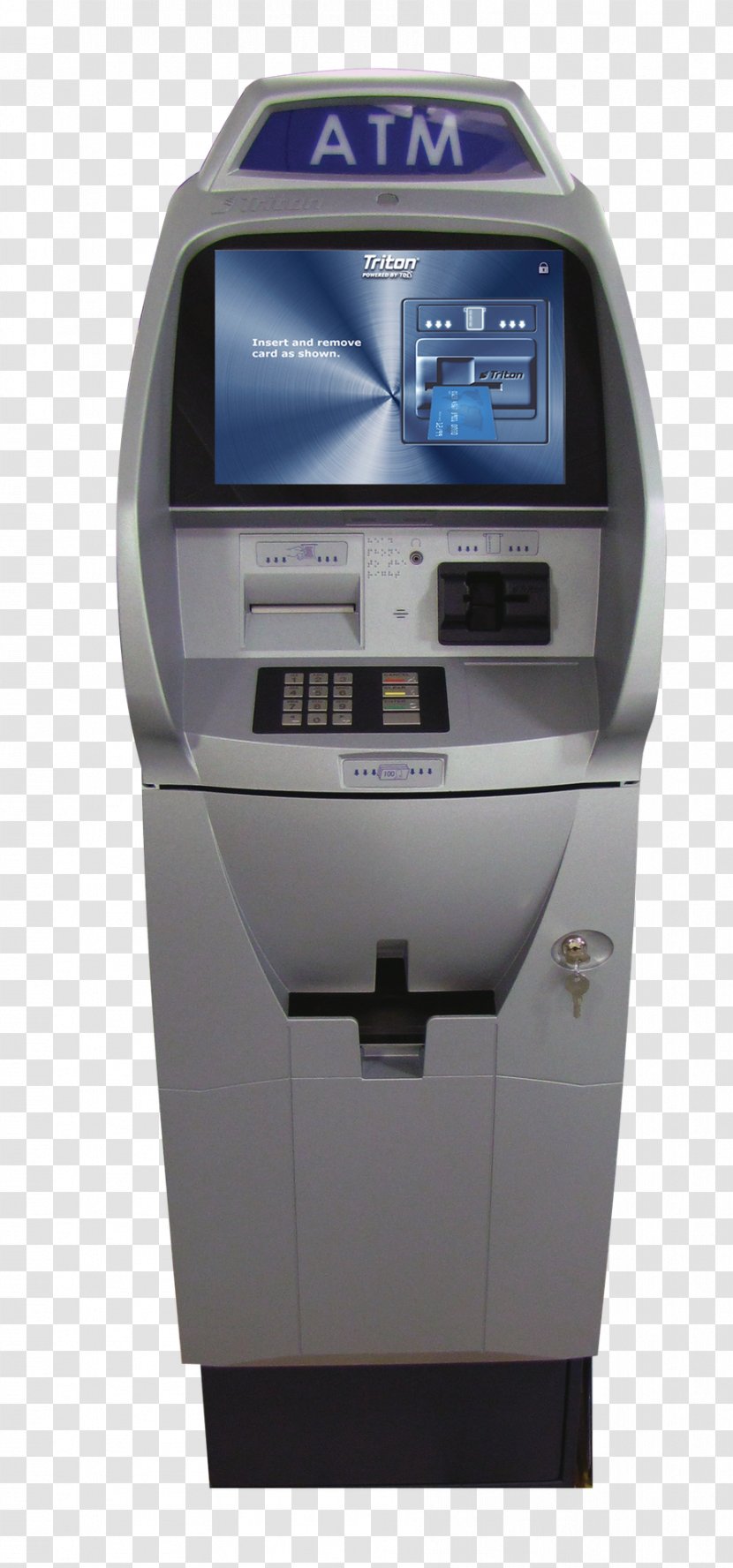 Automated Teller Machine Touchscreen Triton Bank Display Device - Money - Atm Transparent PNG
