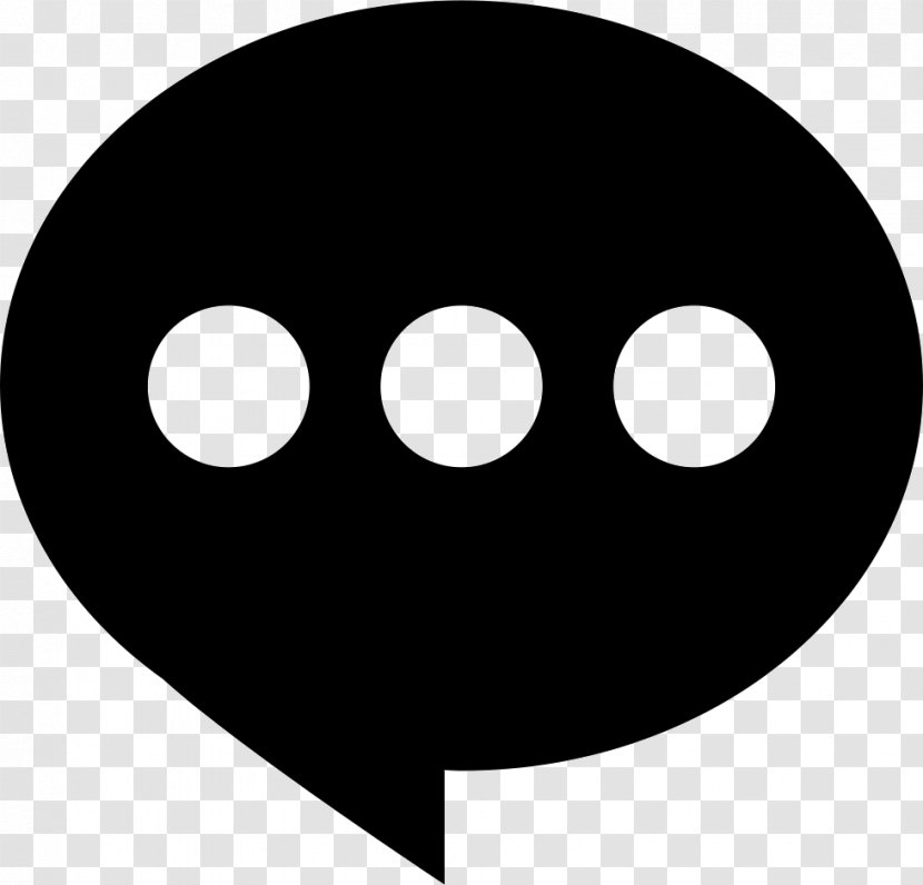 Font Black M - Smile - Messages Icon Transparent PNG