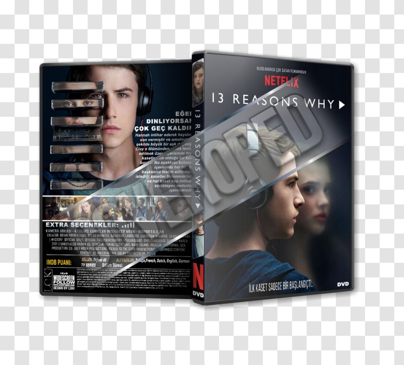 STXE6FIN GR EUR 13 Reasons Why DVD Display Advertising Transparent PNG