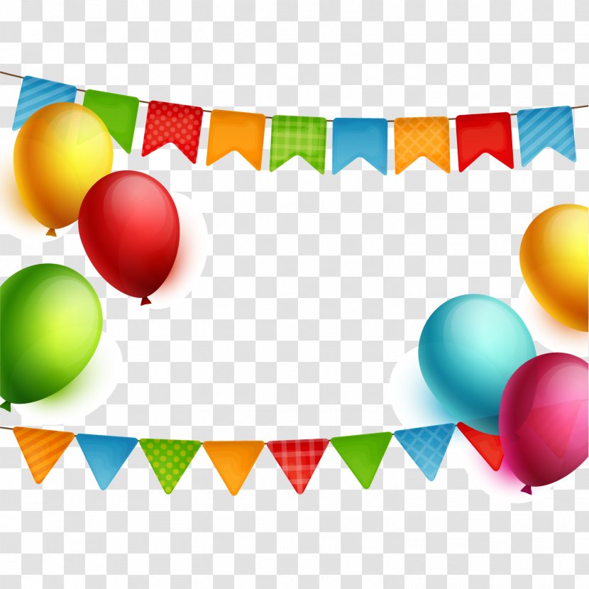 Happy Birthday To You Party Balloon - Carnival - Decorations Transparent PNG