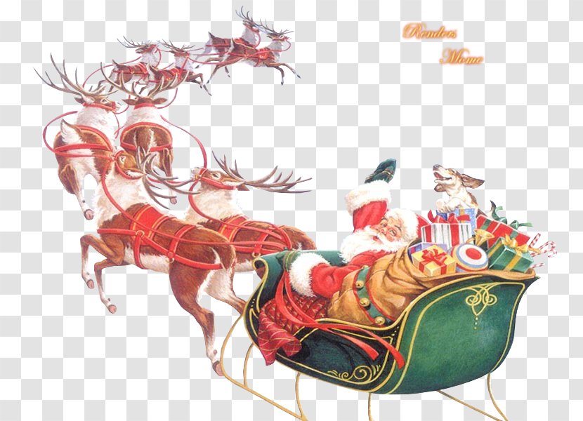 Santa Claus Birthday Ded Moroz Christmas Idea - Biglietto Transparent PNG