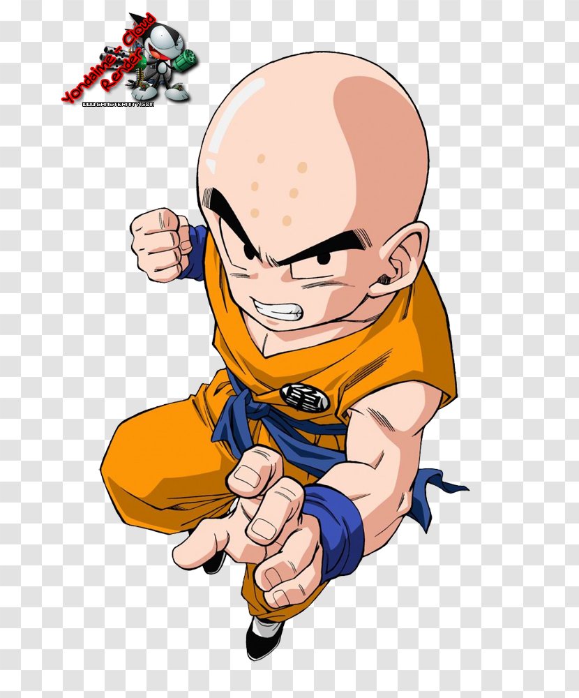 Krillin Majin Buu Goku Vegeta Gohan - Watercolor Transparent PNG