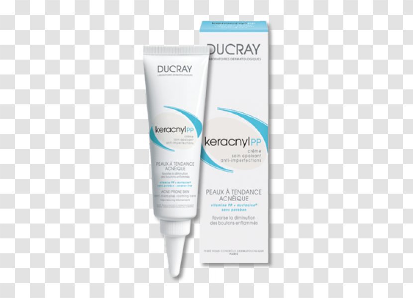 Sunscreen Cream Skin Acne Ducray Keracnyl Matiffiyer - Water Transparent PNG