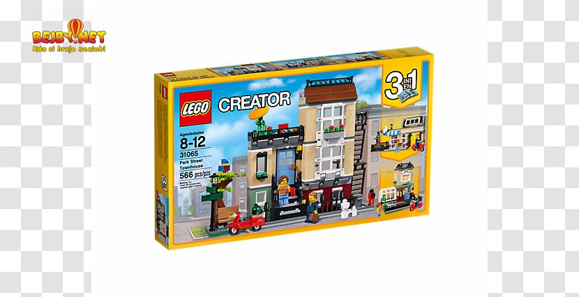 Lego House LEGO 31065 Creator Park Street Townhouse Toy - Friends Transparent PNG