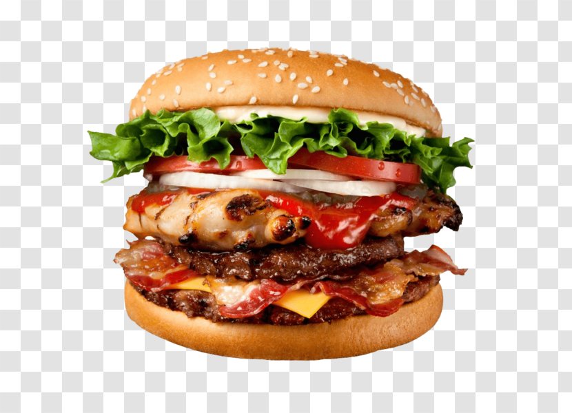 Hamburger Whopper Chicken Sandwich Fast Food French Fries - Recipe - Fried Transparent PNG