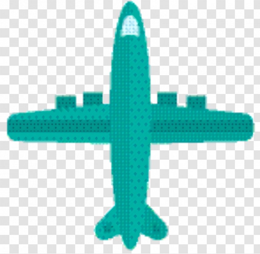 Airplane - Vehicle - Turquoise Transparent PNG