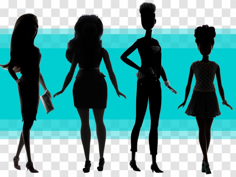 Barbie Fashion Doll Mattel Toy - Silhouette Transparent PNG