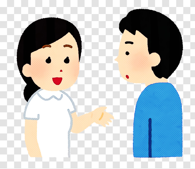 Cartoon Cheek People Nose Interaction Transparent PNG