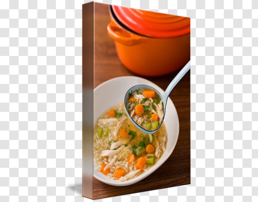 Soup Vegetarian Cuisine Recipe Tableware Food - Chicken Transparent PNG