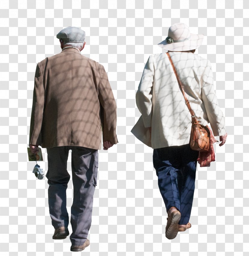 Old Age Walking Pakenham Woman Retirement - OLD MAN Transparent PNG