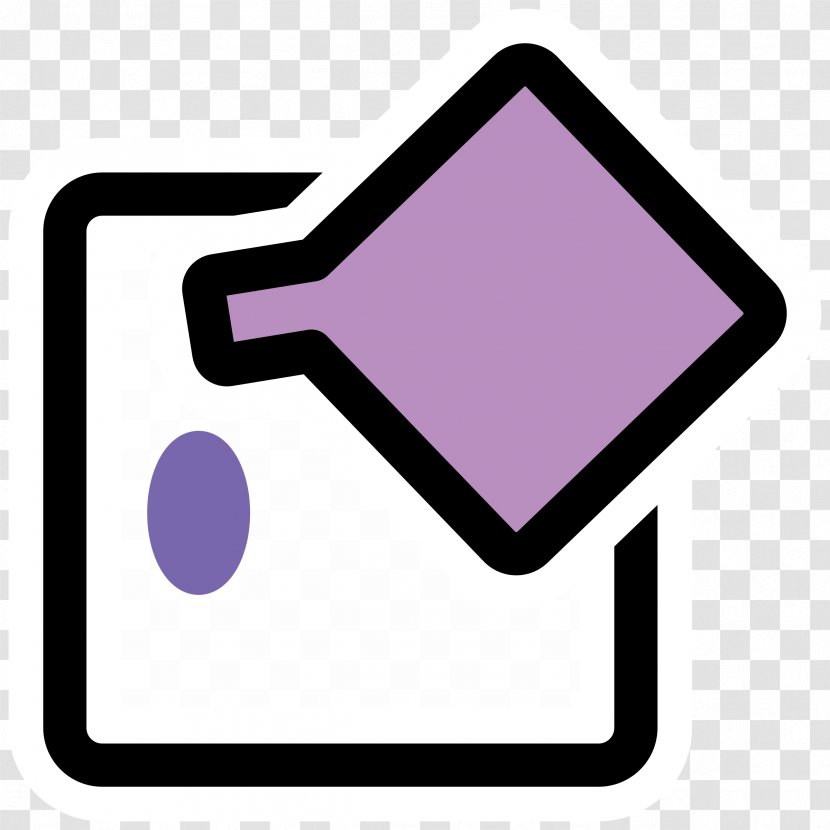 Color Flood Fill Clip Art - Icon Transparent PNG