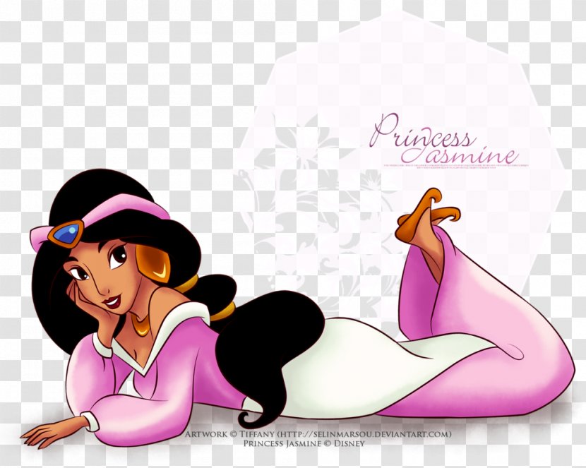 Princess Jasmine Aladdin Genie Disney - Tree - Purple Dress Transparent PNG