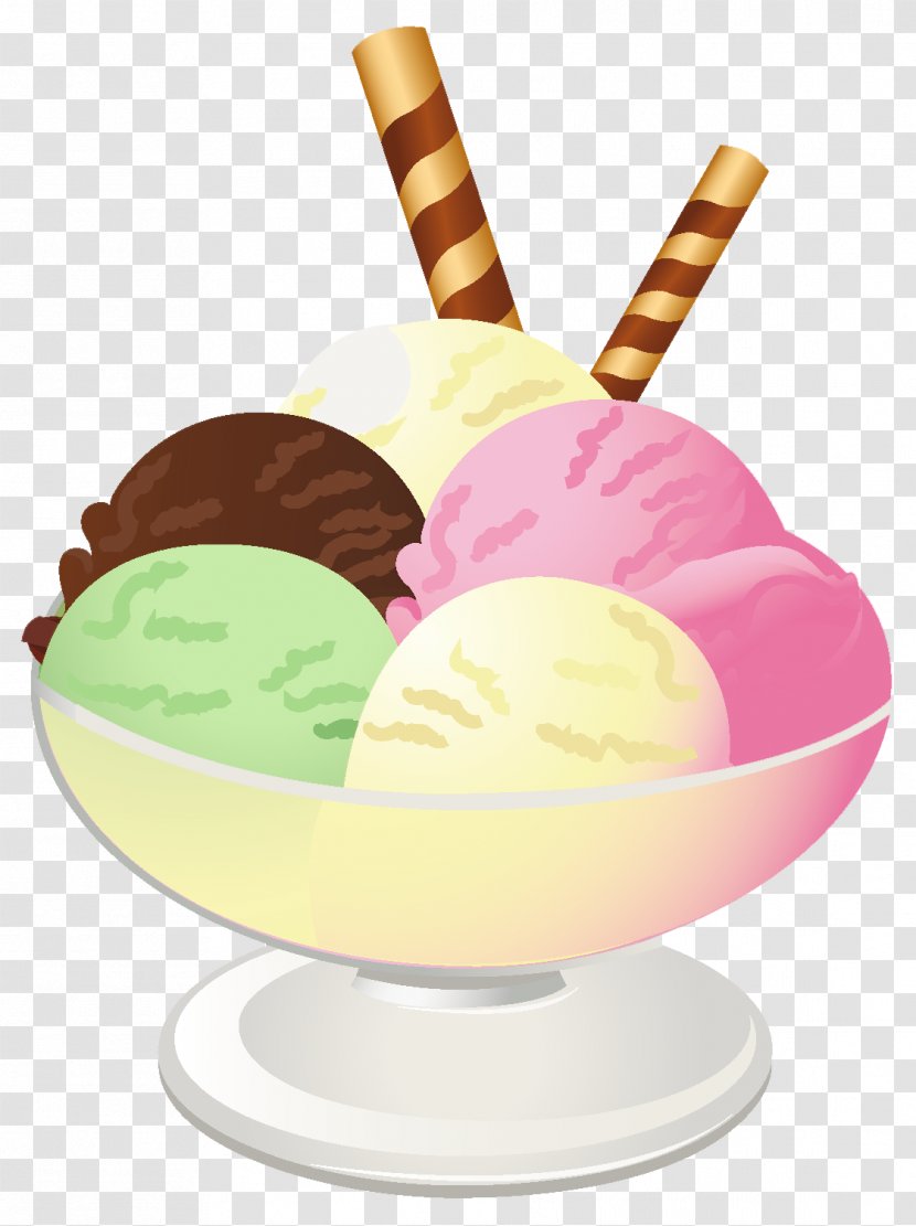 Ice Cream Background - Sorbetes - Chocolate Vanilla Transparent PNG