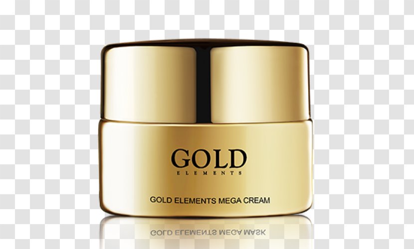 Skin Care Cream Gold Face Transparent PNG