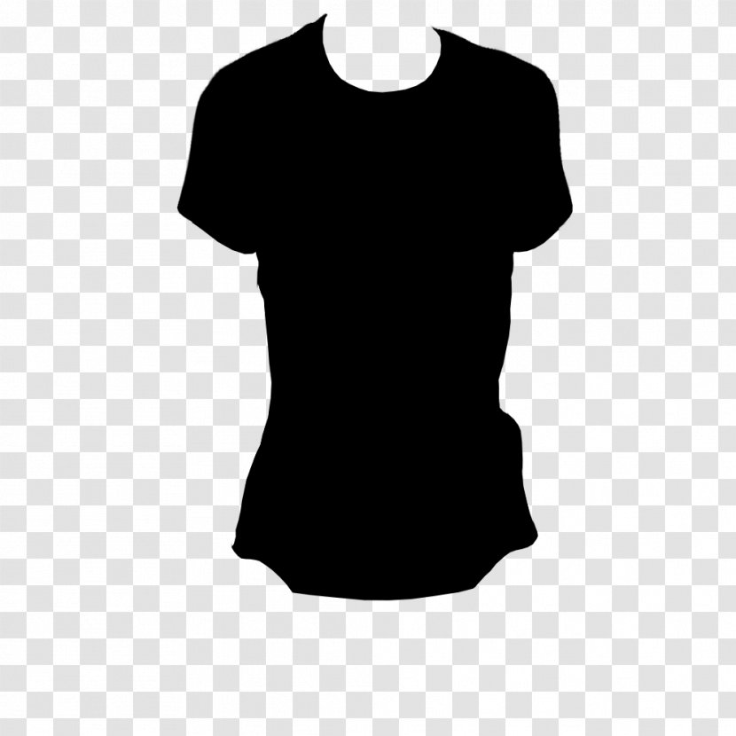 T-shirt Shoulder Sleeve White Font - Neck Transparent PNG