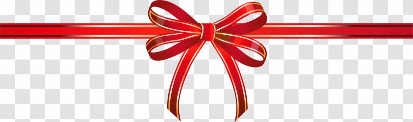 Ribbon Shoelace Knot Gift - Sharing - Red Bow Transparent PNG