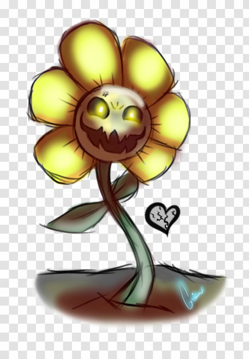 Flowey Undertale Toriel Sunflower M Art - Golden Flowers From Transparent PNG