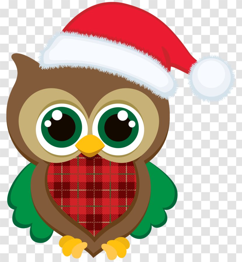 Owl Clip Art Christmas Graphics Day Image - Bird - Recover Ornament Transparent PNG