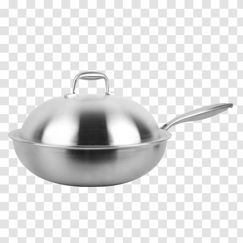 Frying Pan Wok Non-stick Surface Cookware And Bakeware - Serveware Transparent PNG