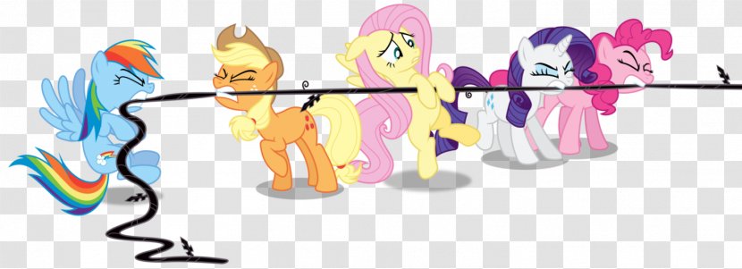 Pony Tug Of War DeviantArt Clip Art - Flower Transparent PNG