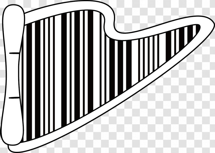 Barcode Clip Art - Harp Transparent PNG