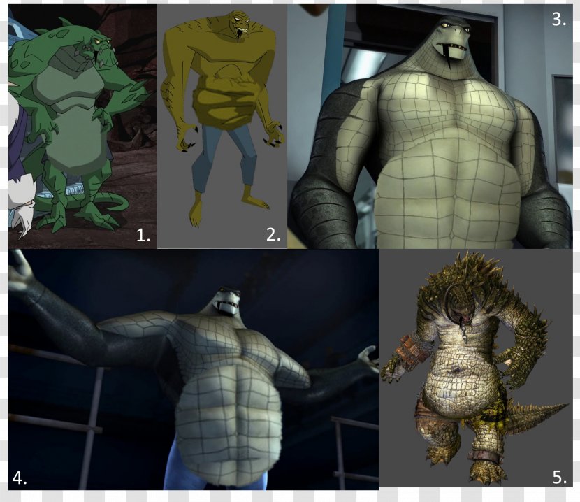 Killer Croc Batman Unlimited Character Action & Toy Figures - Silhouette Transparent PNG