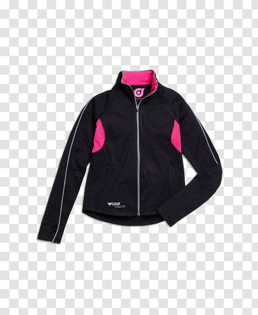 Jacket Polar Fleece Outerwear Sleeve - Black - Kids Transparent PNG